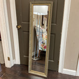 Vintage Silver Floor Mirror