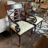 Pair of Custom Arm Chairs