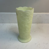 Fenton Custard Glass Vase