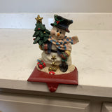 Snowman Stocking Holder