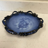 Blue Pottery Dish