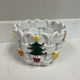 Vietri Christmas Tree Basket