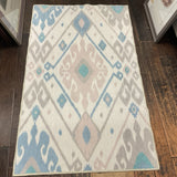 Inik Ikat Pastel Washable Rug