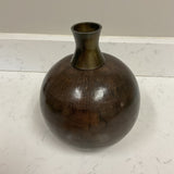 Brown Round Vase