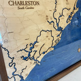 Nautical Wooden Framed Art of Charleston FIRM