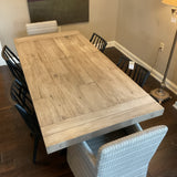 Sparrow & Sage Table with 4 Windsor Chairs and 2 Upholstered Arm Chairs