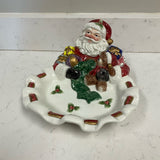 Fitz and Floyd Santa Dish