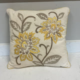 Yellow Floral Pillow