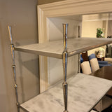 Global Views Nickel & Marble Etagere
