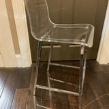 Set of 4 Acrylic Barstools