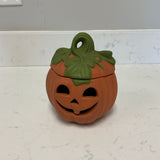 Small Terracotta Jack-O'Lantern