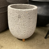 Cement Planter with Feet (R)
