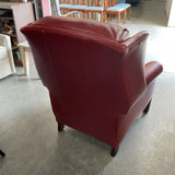 Bradington Young Red Leather Recliner