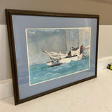 Key West Hauling Anchor by Homer Winslow