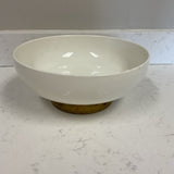Ceramic Bowl on Gold Stand