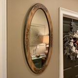 Demilune with Oval Mirror