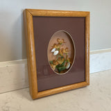 Floral and Shell Shadow Box Art