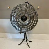 Metal and Glass Orbital Statue