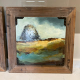 Pair of Uttermost Rustic Frame Trees of Love Art