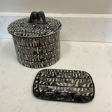 Soapstone Container with Dish