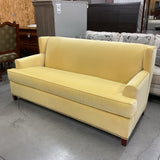 Yellow Velvet Sofa (AS IS)
