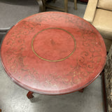 Round Painted Pedestal Table