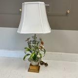 Tole Flower Lamp