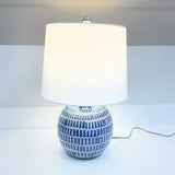 Blue and White Lamp