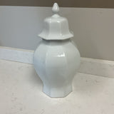 Tozai White Jar with Lid
