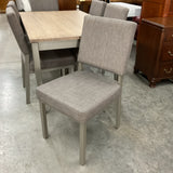 Amisco Zenith Extendable Dining Table with 6 Amisco Mathilde Chairs