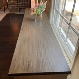 White Media Console Table