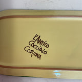Italian Ceramic Oil Dispenser with Tray