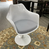 White Tulip Swivel Chair