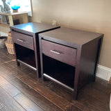 Pair of Mahogany Nightstands