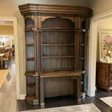 Hooker Desk and Bookcase (As Is for Light)