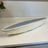 White Capiz Shell Decorative Bowl