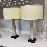 Pair of Stone Lamps