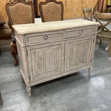 White Wash Console