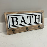 Bath Hook Plaque