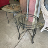 Pair of Glass End tables