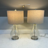 Pair of Glass Lamps