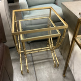 Set of Glass Nesting Tables