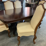 Dining Table with 8 Chairs & 2 Leaves