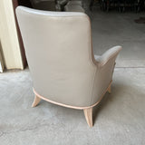 Global Views Leather Jackie Chair