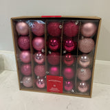 Set of 50 Pink Ornaments