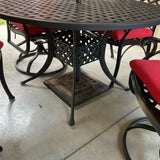 6 Piece Cast Aluminum Outdoor Set