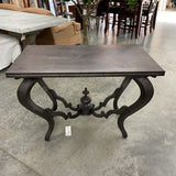 Fleron Black Metal Table (AS IS) (R)
