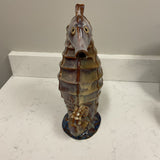 Majolica Seahorse Pitcher