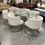 Juliana Acrylic Table w/6 Chairs