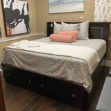 Nautica King Bed with Storage Footboard